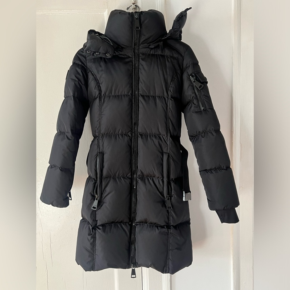SAM NoHo Belted Hooded Puffer - Long